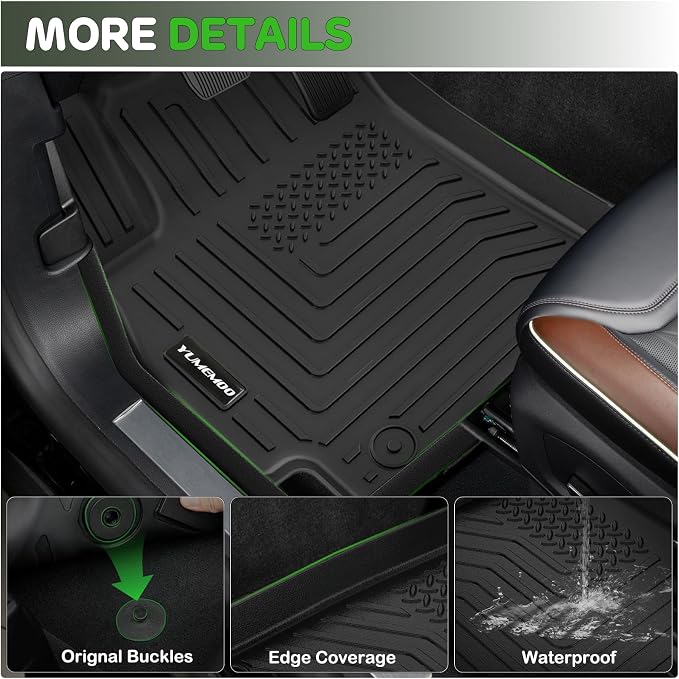Floor Mats for 2026 2025 Kia K4 Sedan All Weather Floor Liners TPE Rubber Fit for 2025 2026 Kia K4 Sedan Anti-Slip Full Set Automobile Mats Accessories