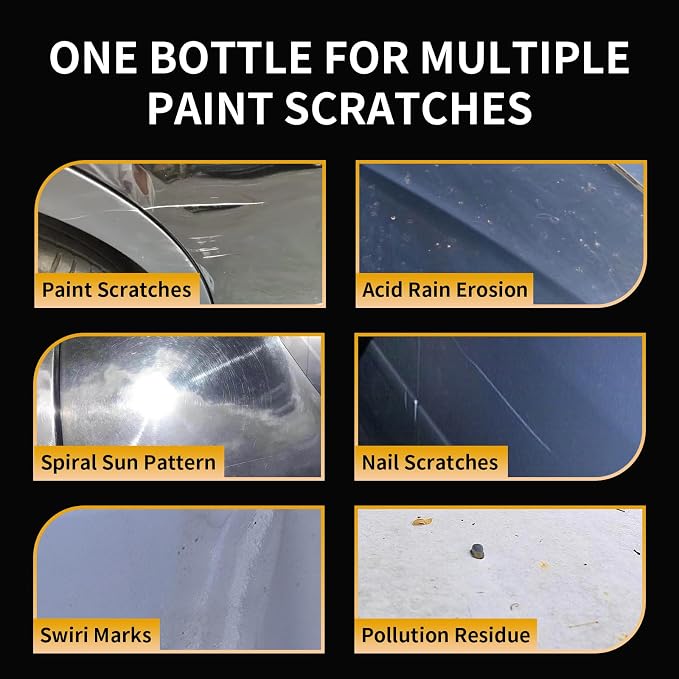 Car Scratch Remover for Vehicles - Rubbing Compound & Car Paint Scratch Repair, Scratch Removal Wax & Swirl Remover for Scuffs - Works on All Cars, Trucks, SUVs - 4.2OZ
