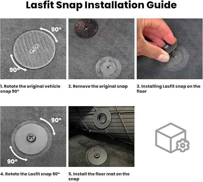 LASFIT 2018-2024 BMW X3 Floor Mats & Trunk Mat, Custom Fit TPE All Weather Car Liners Full Set for x3 30i/M/M40i/M Competition Accessories, Waterproof & Anti-Slip (Don't Fit X3 30e)