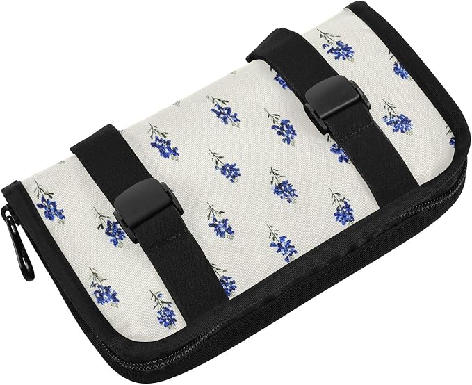 Bluebonnet Lavender Car Tissue Holder Durable Napkin Holder Hanging Tissue Holders Case Car Tissues Bag for Sun Visor Seat Back Universal Auto
