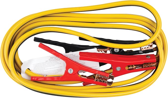 Performance Tool W1671 8GA x 12' (300 AMP) Jumper Cables - Heavy Duty Booster Cables with Copper-Clad Aluminum Wire for Cars, Trucks, and SUVs