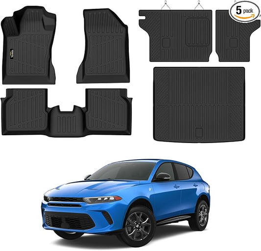 loor Mats Custom for Dodge Hornet 2026 2025 2024 2023 GT/GT Plus Cargo Liner with Backrest Mat All Weather TPE Rubber Full Set Floor Liners Trunk Mat for Hornet Automotive Accessories, Black | All Weather TPE Rubber Floor Liners, Cargo Liner, Backrest ...