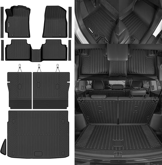 Naibeve Floor Mats for 2026 Kia K4 Hatchback | All Weather Custom Fit Floor Mats, Cargo Mat, Backrest Mats, Door Sill Guards Interior Protector accessories