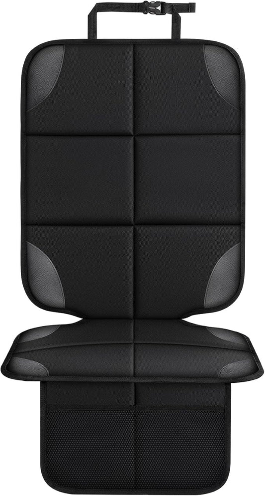 Car seat Protector 2 mesh Pocket Waterproof car seat Covers, Universal Size, Baby, pet, Children's car seat Protector, Anti Slip Bottom (1 piece)