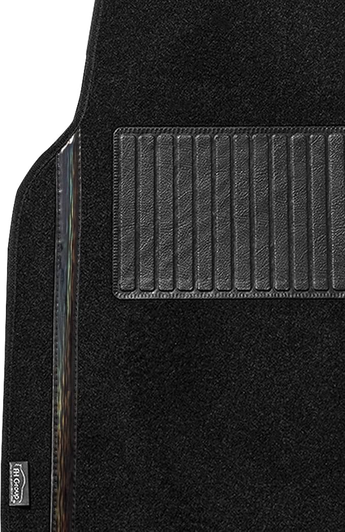 FH Group Universal Fit Car Floor Mats – All-Purpose Carpet Floor Mats & Protectors for Cars, SUVs & Trucks, Durable Automotive Carpet Mats, Black