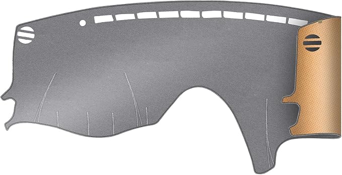 Dash Cover, Anti-Glare, Sun Protection, Dustproof, UV-Proof, Dashboard Covers, Interior Car Accessorie Fit for 2004-2010 to-yota Sienna, Grey