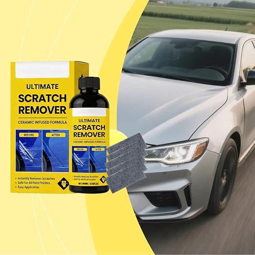 NanoPolix Scratch Remover, 3.53 Fl Oz Nanopolix Ultimate Scratch Remover, Plastic Polish Scratchs Removers, Car Scratchs Repair Paste Deep Scratch (2pcs)