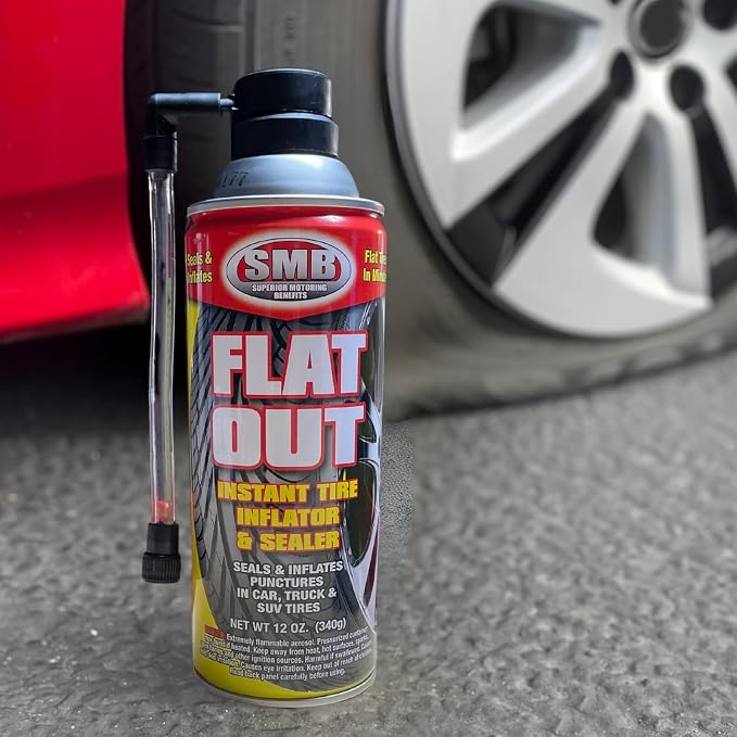 Flat Out Tire Inflator Sealer (1, 12)