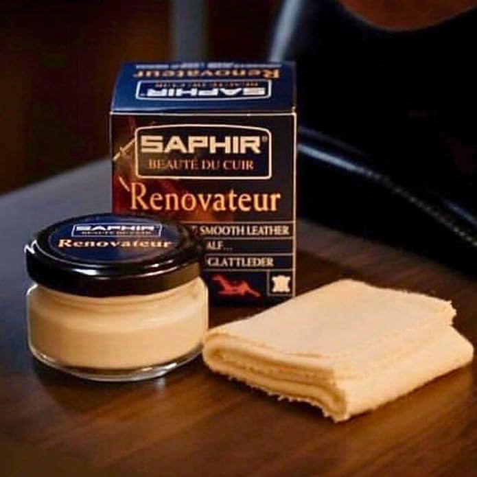 SAPHIR Beauté du Cuir Renovateur - Cleans, Nourishes, Protects and Shines
