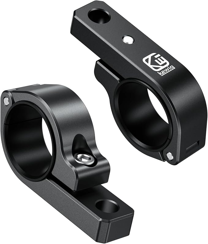 BRCOVAN 2PCS, Metal Light Bar Mounts, Off-Road LED Light Mounting Bracket | Fit for Round Rails 0.75" / 0.875'' / 1" / 1.125'' /1.26" / 1.375'' in Diameter, for Motorcycle ATV UTV Boat Truck