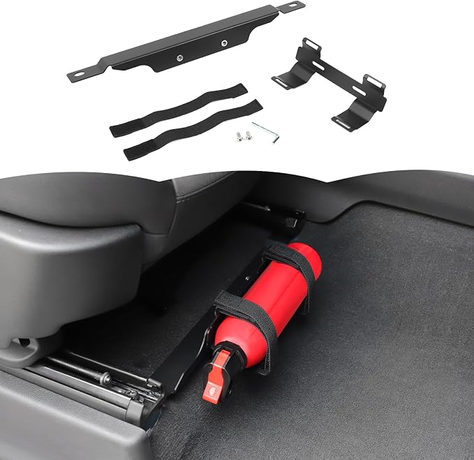 RT-TCZ Front Seat Fire Extinguisher Bracket for Chevy Silverado 2019-2025