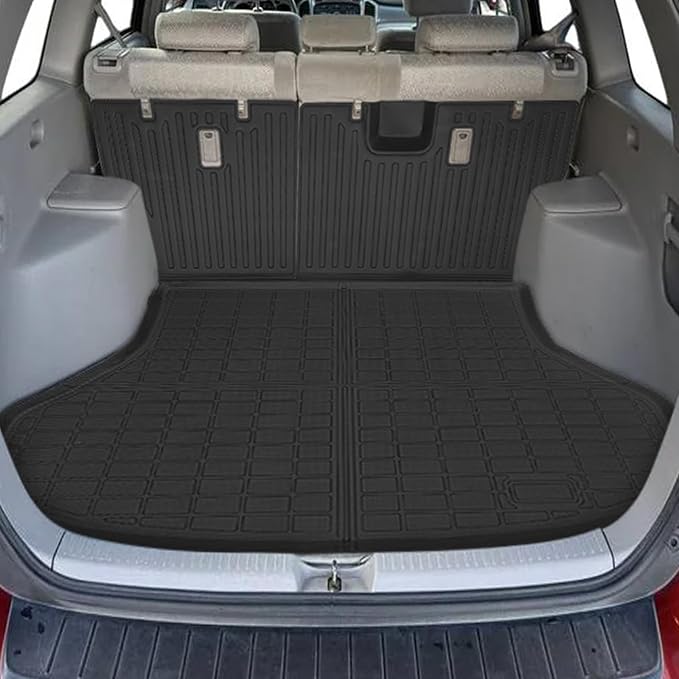 Floor Mats for Toyota Highlander 2001-2007, NOT for with 3rd Row or Hybrid | ONLY 5seats, Floor Mats for Highlander Base Limited Sport,TPE Floor Liners&Seatback Mat&Cargo Liner