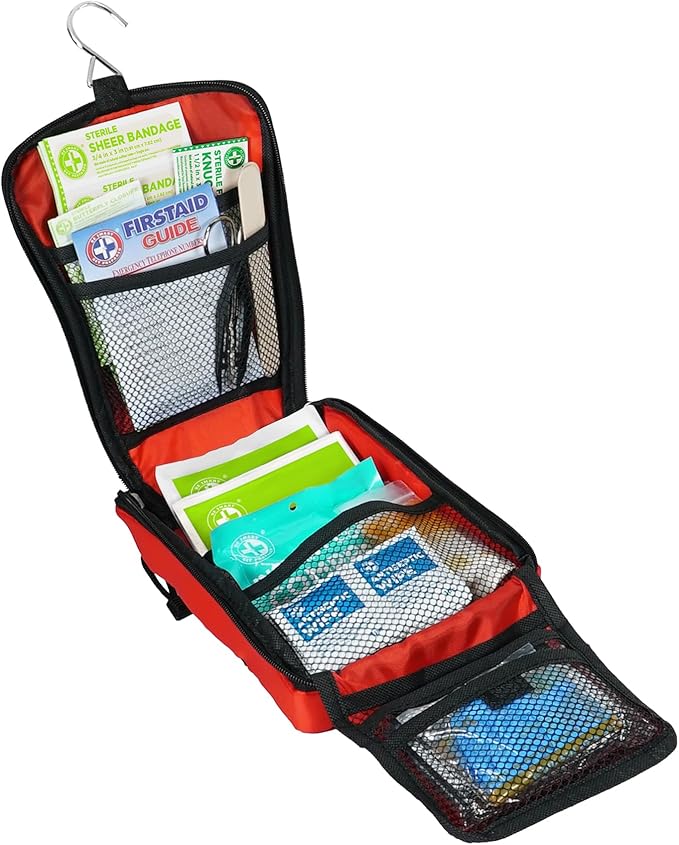 Be Smart Get Prepared 330 Pc First Aid Kit Car Home Office Outdoor in a Bag