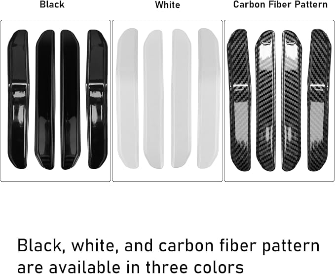 Compatible with Tesla Model 3 Door Edge Guards Protector,4 Pcs,White | Car Door Anti-Collision Strips for Model 3 2017 2018 2019 2020 2021 2022 2023 Scratch Guard Model 3 Door Protector Strip