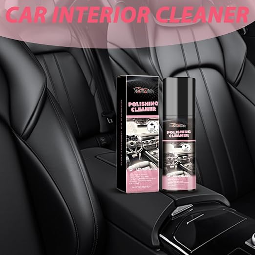2PCS Polishing Cleaner, Car Interior Cleaner Spray, Total Vehicle Interior Detailer Spray Rejuvenation, 100ml Multi-Purpose Cleaner