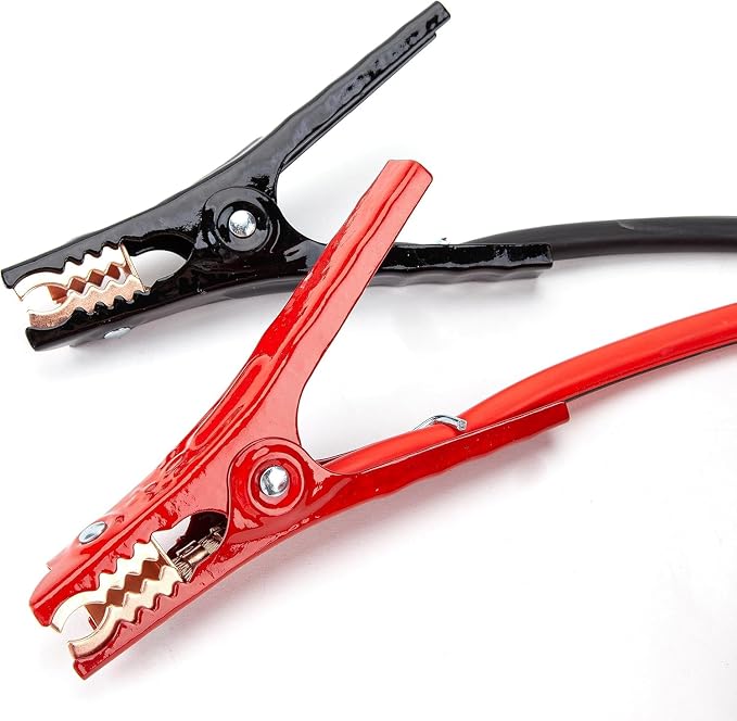 Justin Case Heavy-Duty Jumper Cables for Car, Includes 2 Gauge Wire Conductor 20' car Jumper Cables & 365 Day Roadside Assistance