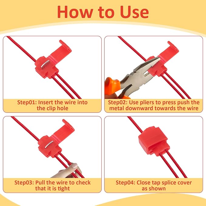 2Pcs 50W 6Ohm Load Resistors LED Turn Signal, LED Load Resistor Kit for Fix LED Bulb Fast Hyper Flash Turn Signal Blink Error Code (Amber)