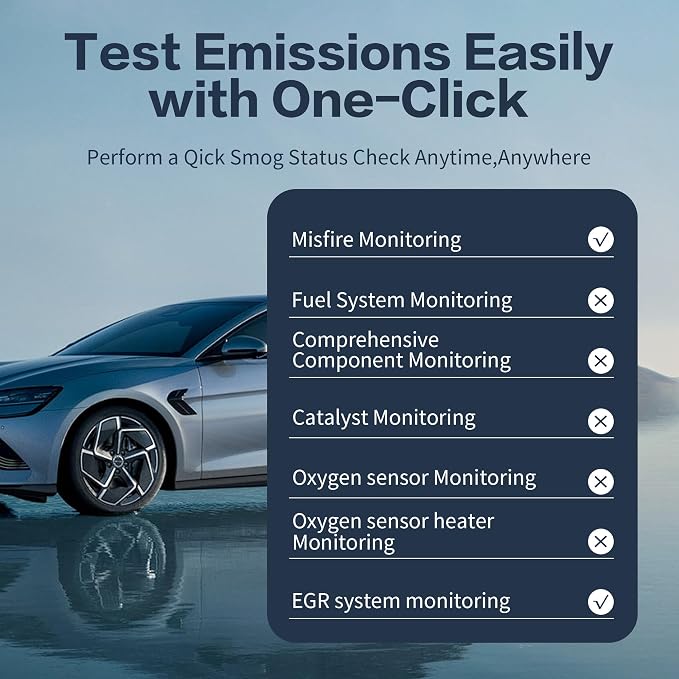 YAODHAOD OBD2 Scanner Bluetooth for iPhone iOS Android Windows Wireless Car Diagnostic Scan Tool, ELM327 OBDII Fault Diagnostic Code Reader, Check Engine Light Reset, Live Data (Bluetooth)