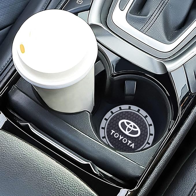 Car Cup Holder Coaster for Toyota Avalon Prius Allion RAV4 Highlander Series Cupholder Coaster Interior Accessories 2.75in 2Pack