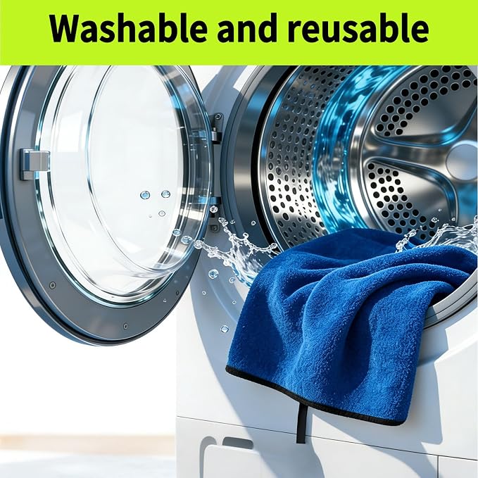 Leader Accessories Waterproof Towel Car Seat Cover, Front Bucket Seat, Blue | Universal Non-Slip, Fits Car Truck SUV, Machine Washable, For Dog & Kid, Pets, Yoga, Gym, Beach, Swimming, Outdoor Sports