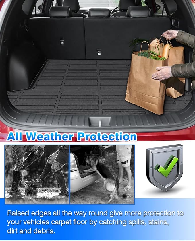 Cartist Floor Mats for Hyundai Tucson Gas 2022-2025 2026 (Not Fit Hybrid or PHEV), All Weather Cargo Liner for Tucson Accessories, Heavy Duty Tucson SE | SEL | Limited | XRT Car Mats, Car Accessories