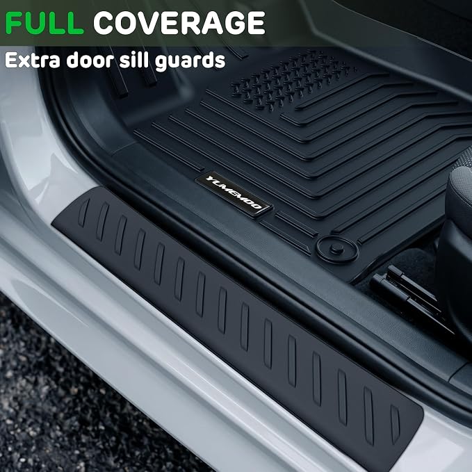 Floor Mats for 2026 2025 Kia K4 Sedan Upgrade Trunk Mat All Weather Floor Liners TPE Rubber Cargo Liner Fit for 2025 2026 Kia K4 Anti-Slip Full Set Automobile Mats Accessories