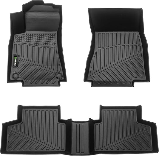 HAFIDI® Floor Mats Fit for Mercedes Benz GLB 2020-2026 All Weather Protection TPE Car Floor Liners, Fits 1st & 2nd Row Full Set Custom Accessories, Black