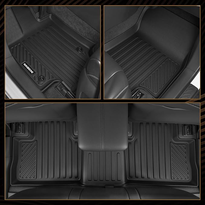 Naibeve Floor Mats for 2025-2026 Kia K4 (Not for K4 Hatchback) | All Weather Custom Fit Floor Mats, Cargo Mat, Door Sill Guards, Interior Protector accessories