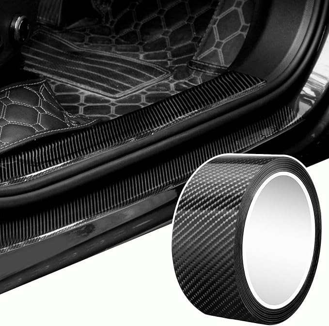 Storystore Universal Car Door Edge Guard, 2In x 33Ft Door Sill Protector, Automotive Anti-Collision Strip for Car Door Edge/Front and Rear Bumper/Door Sill Protector, Fits for Most Car, Black