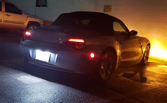 iJDMTOY OEM-Fit 3W Full LED License Plate Light Kit Compatible With BMW 1 6 Series Z4 X2 X4 i3, Powered by 18-SMD Xenon White LED & Can-bus Error Free