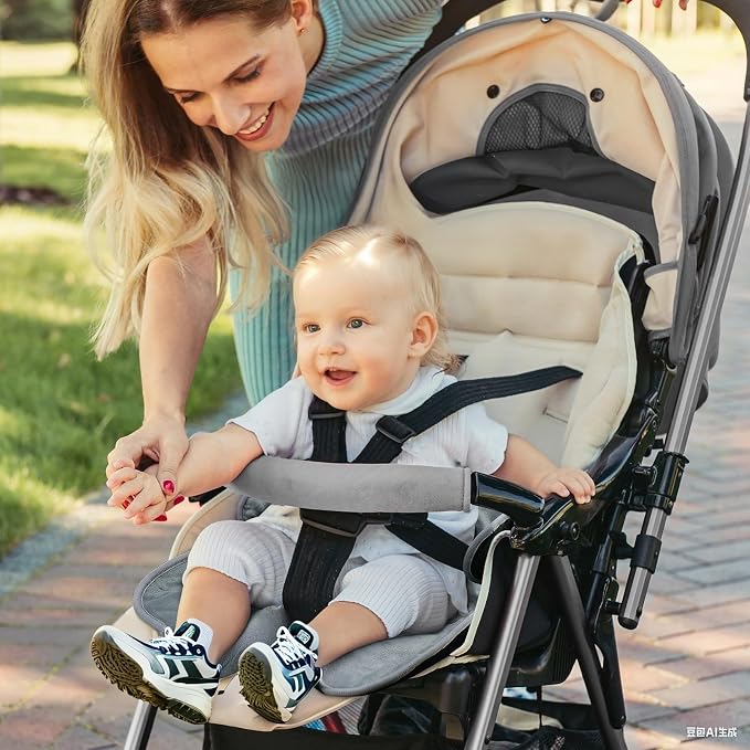 INFANZIA Dry Seat, Car Seat Protector Waterproof Carseat Liner Potty Training Toddlers, Baby and Infants, Piddle Pad for Carseats Strollers (Black and Gray, 2-Pack)