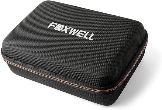 FOXWELL Protective Carrying Case for OBD2 Scanner, Battery Tester, Diagnostic Tools & Cable Storage -Professional OBDII Storage Box for Handle-Size Code Readers