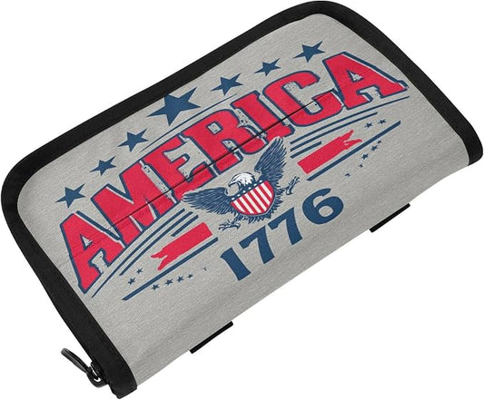 Car Tissue Holder Car Napkin Holder Tissue Box Dispenser Storage Case Sun Visor Mask Holder Accessories with Adjustable Straps Reusable Refillable USA Patriotic 1776