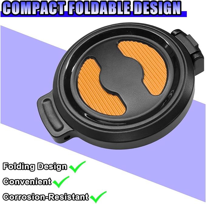 Car Air Vent Cup Holder Auto Ashtray Holder, Adjustable Drink Holder Extender for Horizontal Vents, Universal Tool-Free A/C Vent Mount for Various Coffee, Water, Juice Cups in Car, Truck, SUV(Orange)