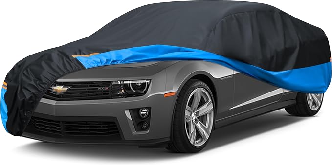 Car Cover Waterproof All Weather Outdoor Windproof Dustproof UV Protection Fit Coupe Audi TT, BMW Z4, Porsche 718 Boxster Cayman, Nissan 350Z/370Z, Subaru BRZ, Mazda RX-7 etc