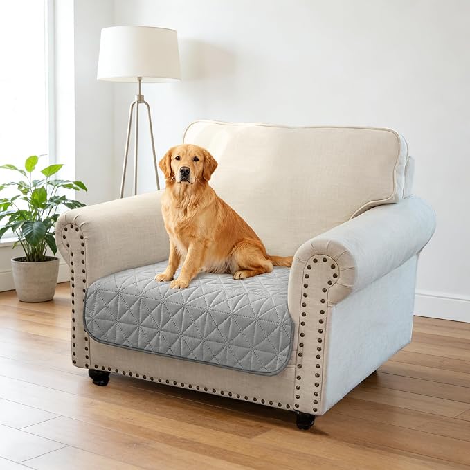 Ameritex Sofa Cover Waterproof for Seats Couch Cover for Dogs Pet Couch Cover Velvet for Chair Loveseat Sofa Machine Washable