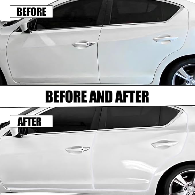 Wuyaoyao 13.1Ft (4M) Car Door Edge Guards, Rubber U Shape Automotive Door Entry Guard Protector Strip, No Glue Required, Universal Vehicle Doors Edge Trim, Exterior Car Accessories (White, 13.1FT)