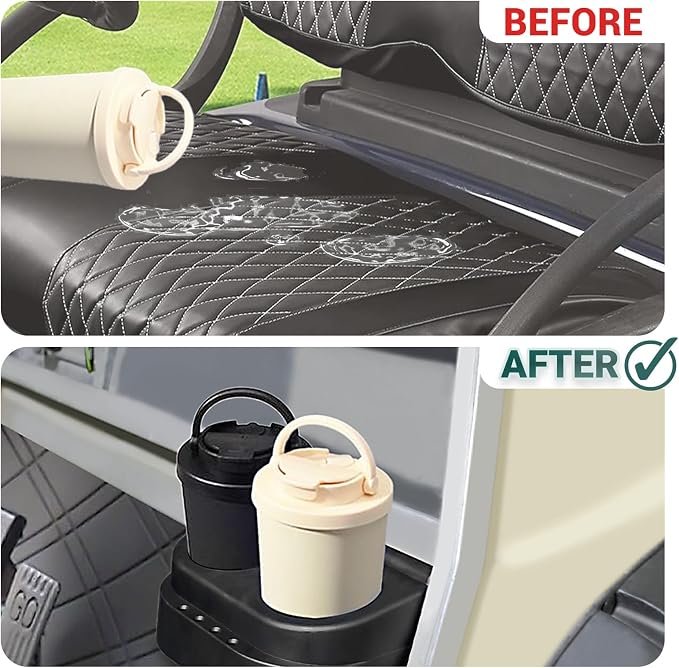 DRIVE UP Golf Cart Cup Holder for Club Car DS 1993-Up Golf Carts, OEM 1016811 101708301