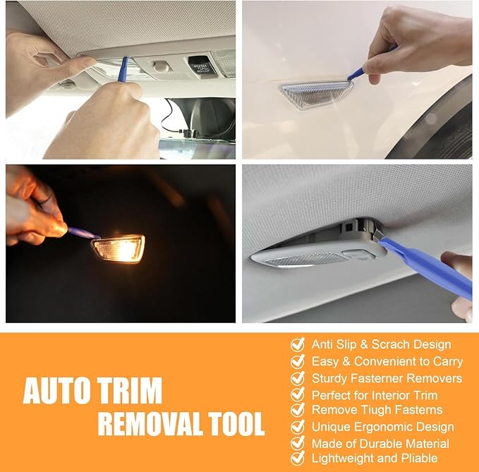 iFunyLED 24 Pieces Dome Light LED Car Interior Bulb Kit Set 194 T10 DE3175 578 31mm 42mm Bulbs Interior Replacement Lights for Car Map License Plate Door Side Marker Cornering Trunk Light - Warm White