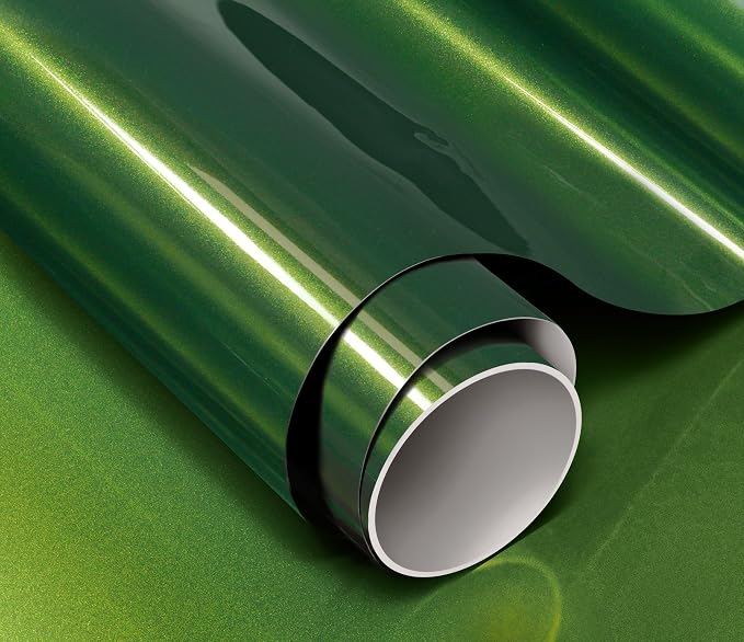 ColorFusion PPF by VViViD, Gloss Urban Green Dry Apply PPF Vinyl Car Wrap Roll 60ft x 5ft