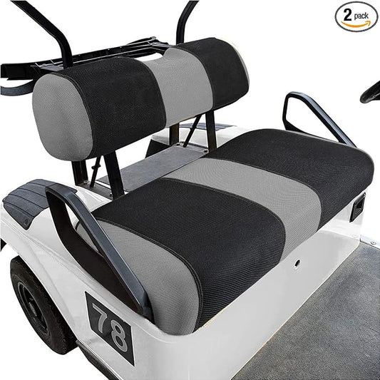 Universal DS Golf Cart Seat Covers Dress UP Older Golf Cart Durable Breathable Material Fit for Club Car DS, Easy to Install, Club CAR DS Front Seat Covers