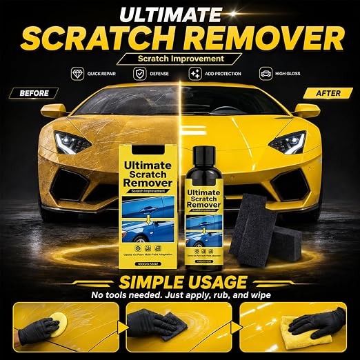 2Set Nanopolix Car Scratch Remover,Nanopolix Scratch Remover,Car Scratchs Repair Paste Deep Scratch,All Paint Colors Polishing Kit (4*Nano Cloth)