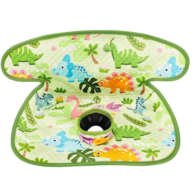 INFANZIA Dry Seat,Car Seat Protector Waterproof Carseat Liner Potty Training Toddlers, Baby and Infants, Piddle Pad for Carseats Strollers (Green, 1 Pack