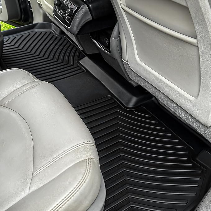 OEDRO Floor Mats Fit for 2019-2024 Dodge Ram 1500 Crew Cab New Body | With Original Storage | NOT for Classic Models | All-Weather TPE Custom Fit Floor Liner for Ram 1500 Accessories