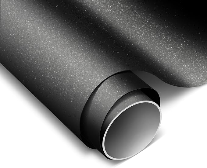 ColorFusion PPF by VViViD, Matte Stealth Metallic Black Dry Apply PPF Vinyl Car Wrap Roll 60ft x 5ft