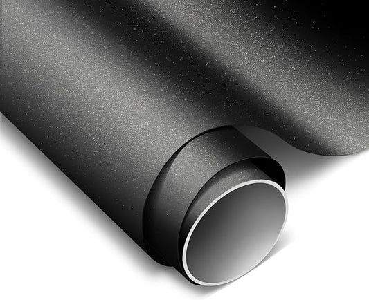 ColorFusion PPF by VViViD, Matte Stealth Metallic Black Dry Apply PPF Vinyl Car Wrap Roll 10ft x 5ft
