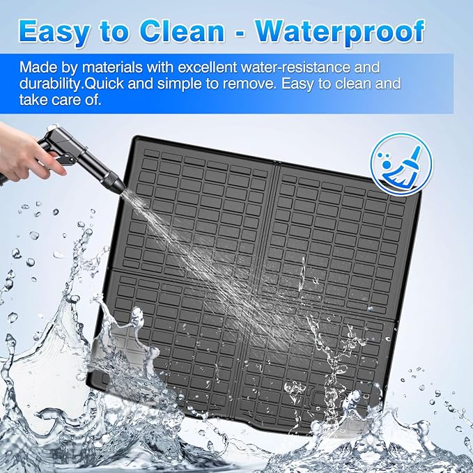 Cartist Cargo Liner Fits for 2020-2025 2026 GLE Class 5 Passenger All Weather Rear Trunk Mat for GLE Accessories 3D High Side Waterproof Black TPE
