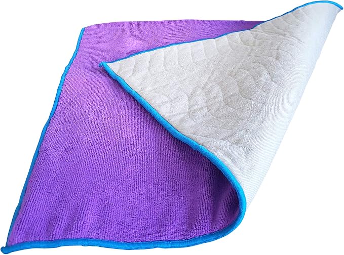 Waterproof Seat Pad for Incontinence, Purple/Blue, 22 x 22 Inches
