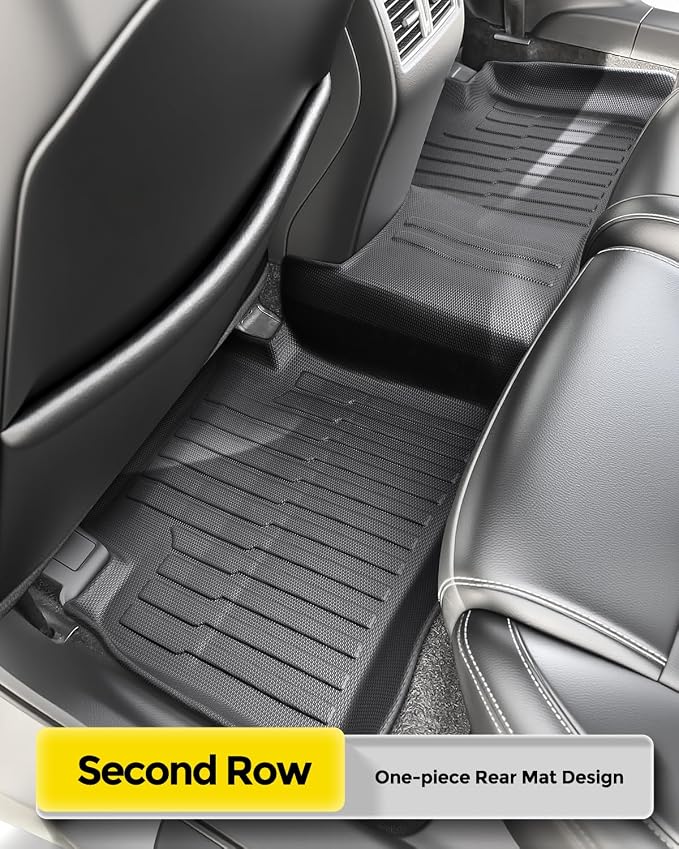 Car Floor Mats for Nissan Maxima 2016-2023 4PCS Full Set with Trunk Mat | All Weather Full Coverage Floor Liners Heavy Duty Waterproof Long-Lasting Maxima Accessories TPE Rubber Carpet