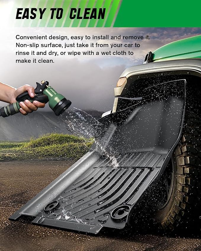 VIWIK Floor Mats for Kia Sorento 2021-2024 NOT Hybrid 6/7 seat, Car Mats All Weather Protection Custom Floor Liners 1st/2nd/3rd Row, Car Accessories for Sorento NOT Hybrid TPE Odorless Non-Slip
